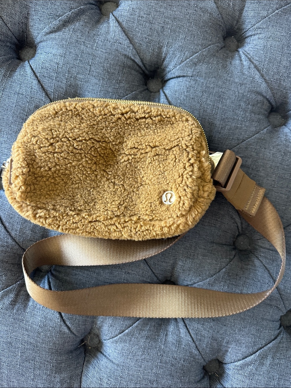 lululemon athletica Sherpa Crossbody Bag in Caramel Brown